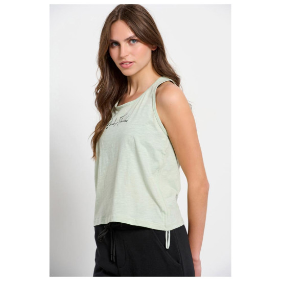 Bodytalk Γυναικεία αμάνικη μπλούζα Cropped Top